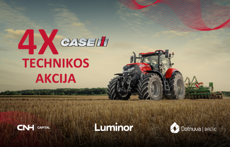 4X Case IH technikos akcija