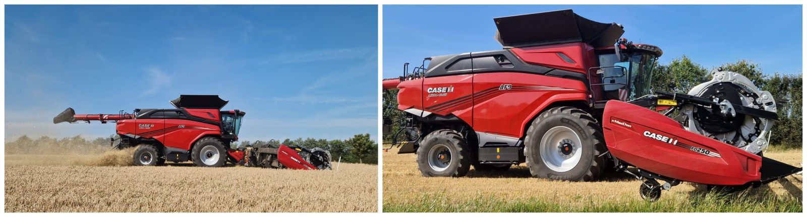 CASE IH pristato didžiausius kombainus rinkoje